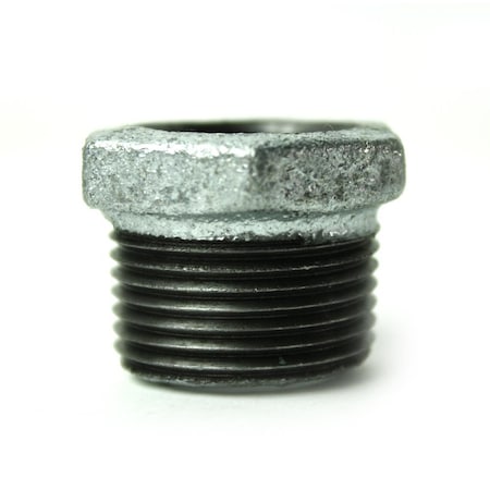 Thrifco Plumbing 3/4 Inch x 1/2 Inch Galvanized Steel Hex Bushing 5218061